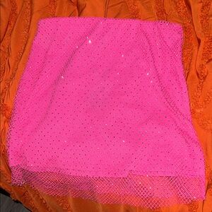 Sincerely Jules Vibrant Pink Sequin Mini Skirt